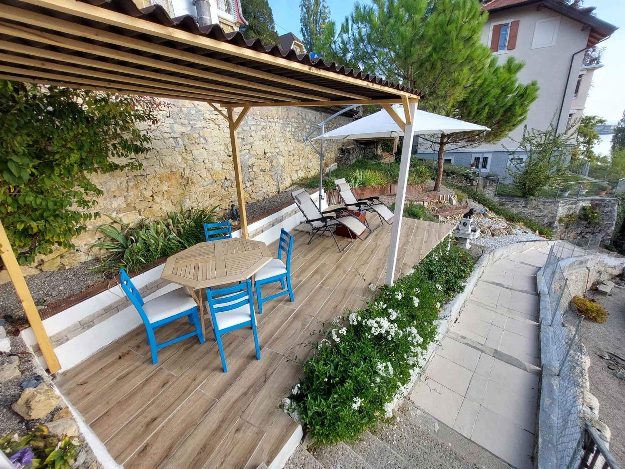La Crique De L'Evole Apartment Neuchatel Bagian luar foto